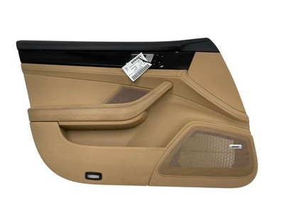 2017-2023 PORSCHE PANAMERA FRONT LEFT INNER DOOR TRIM PANEL COVER LUXOR BEIGE LH