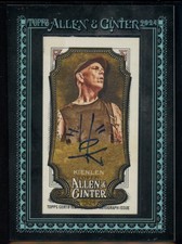 Bryan Kienlen 2024 Topps Allen & Ginter #MA-BK Framed Mini Autographs Black #/25