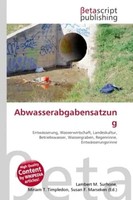 Lambert M. Surhone (U. A.) | Abwasserabgabensatzung | Taschenbuch | Deutsch