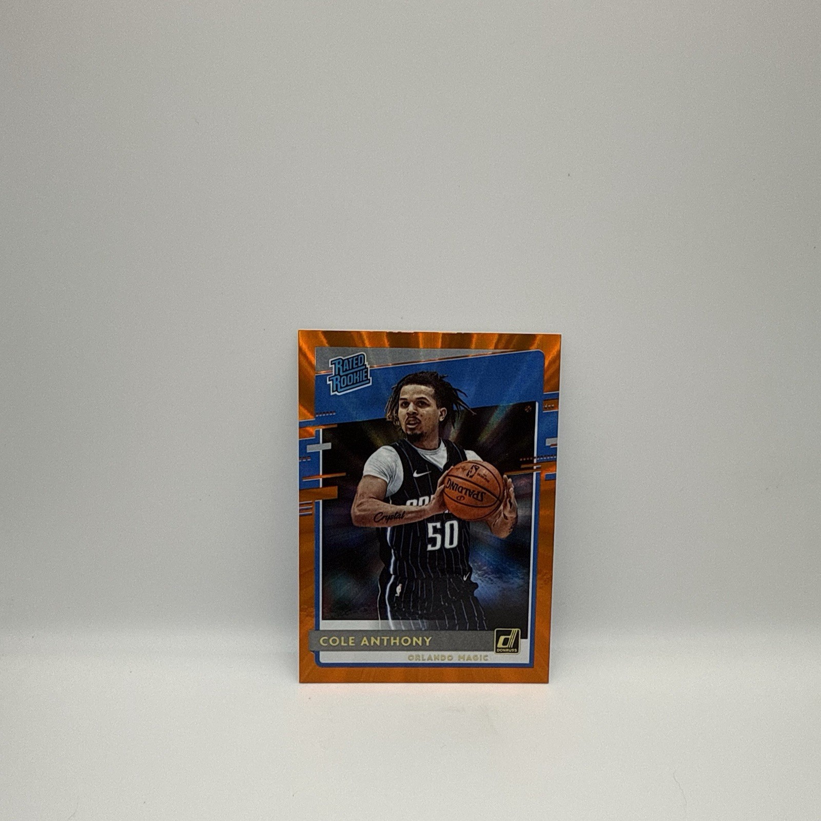 2020-21 Donruss Orange Laser #208 Cole Anthony