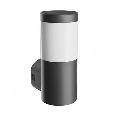 Spectrum LED Außenlampe Stella Schwarz Ø10cm IP44 6W GU10 CCT 3000K/4000K/6000K