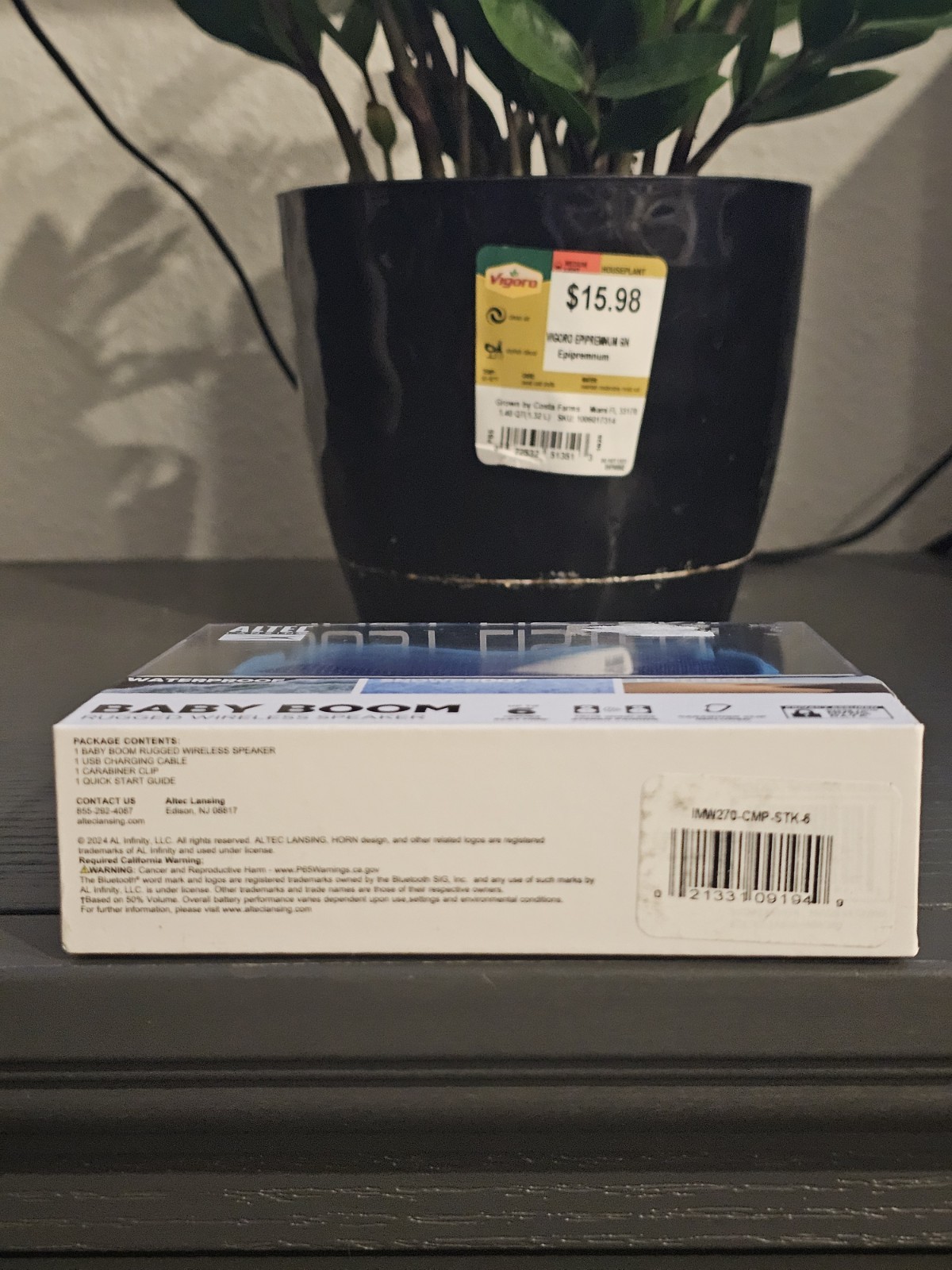 Altec Lansing BABY BOOM  Bluetooth Speaker - Floats In Water - Everything Proof