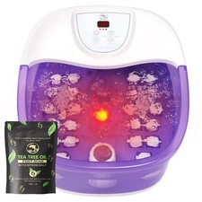 Foot Spa Bath Massager with Heat 2025 Upgraded, Vibration, Temperature Contro...