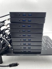 Lot of 9 Dell K17A WD15 Docking Stations