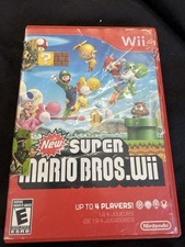 New Super Mario Bros. Wii (Nintendo Wii, 2009) Complete with Manual
