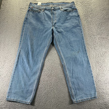 Levi's 550 Jeans Men's 40x30 Blue Cotton Denim Straight Leg Light Wash Workwear