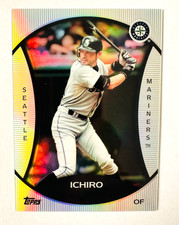 2010 Topps Legends Platinum Chrome Ichiro Suzuki Refractor Card #PC13 Mariners!