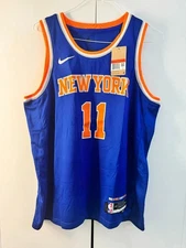 New York Knicks Jalen Brunson Men's Bue Jersey