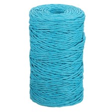 Blue Raffia Ribbon 98 Yard 2mm Raffia Yarn for Wrapping DIY Crafts