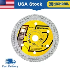 HIGHDRIL 1pc Dia75mm Hot Pressed Sintering Diamond X Mesh Saw Blade Cutting Disc