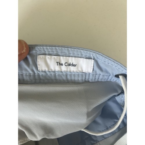 Onia Calder 6E Herren Badeanzug Blau Nylon L Large Badehose Shorts Flatfront - Bild 8 von 12
