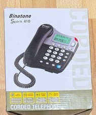Binatone Spirit 410 Corded Telephone Large Caller display Handsfree NEW BOXED
