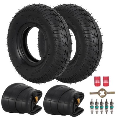 WATODAY 2.80/2.50-4'' Tire and Inner Tube Compatible with Utility Cart Dolly H...
