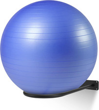 Medicine Ball Rack - Wall Mount Stability Ball Storage Rack 1 Black
