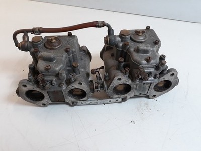 Paar Vergaser Original Weber 40 Dcoe 32 für Alfa Romeo 1750 2000 Serie 105