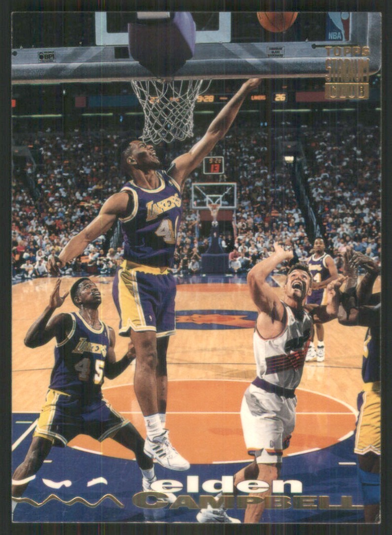 1993-94 Stadium Club #35 Elden Campbell Los Angeles Lakers 44669