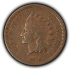 1872 1c Indian Head Small Cent - Chocolate Brown - VG+ Semi Key Date - SKU-Y6503