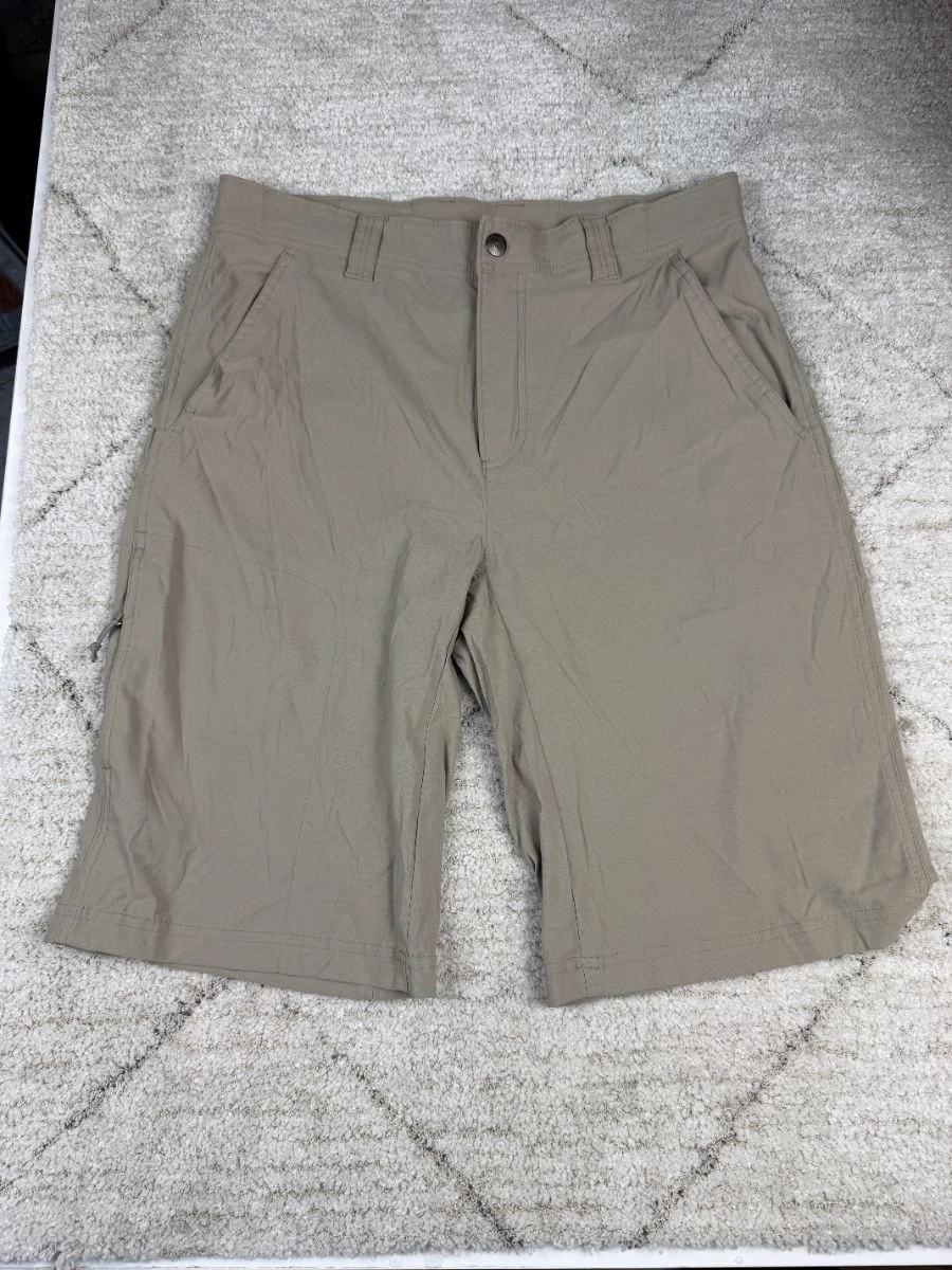 Columbia Mens Hiking Chino Shorts Beige Size W34 | Outdoor Hiking Shorts |