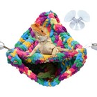 Reptile Hammock for Bearded Dragon Colorful Soft Terrarium Bedding Swing Bed