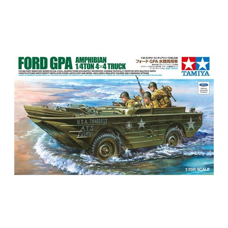Maquette militaire Ford GPA 1/35 Tamiya 35336 en plastique pour collectionneur