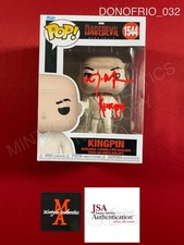 Vincent D'Onofrio autographed signed Daredevil Kingpin Funko Pop #1544 JSA COA