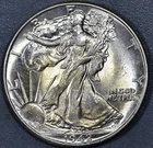 1942 50C WALKING LIBERTY SILVER HALF KM# 142 Grade: Choice BU A6202
