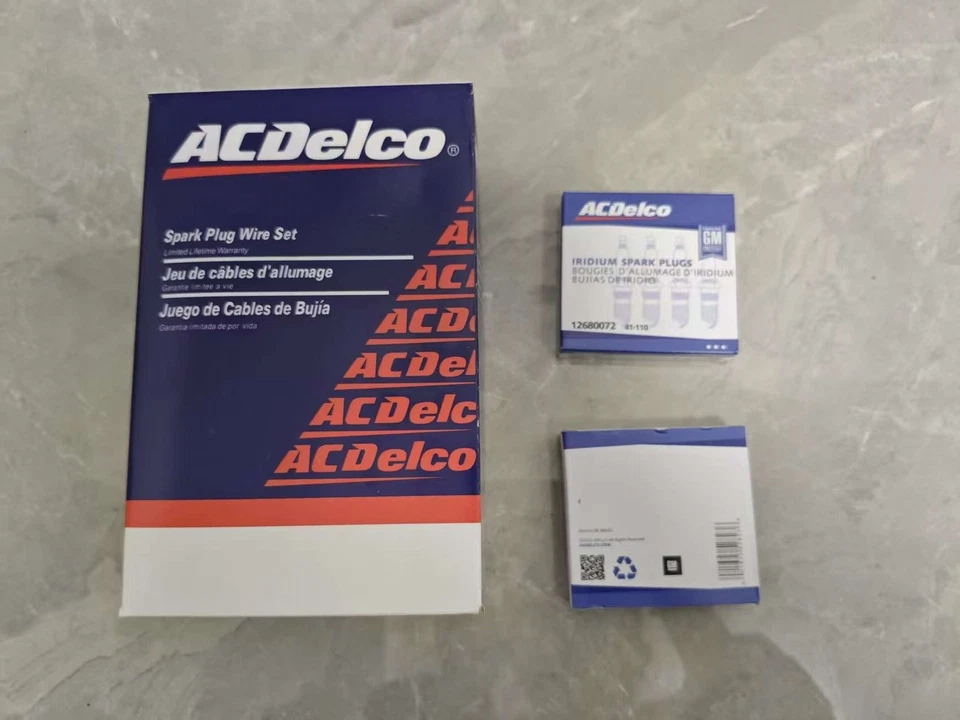 Juego de bujías y cables ACDelco 8X 41-110 9748UU para Chevrolet GMC 4,8 L 5,3 L 6,0 L Foto 3 de 4