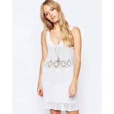 ASOS White Crochet Dress - Excellent Condition - S 12