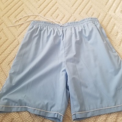EPTM Men's Light Blue Mens Polyest Lined Adult Logo Casual Track Shorts Size XL 