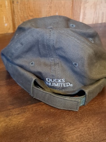 Ducks Unlimited Hat Brown Strap Back Baseball Cap Embroidered Logo Hunting - Picture 4 of 6
