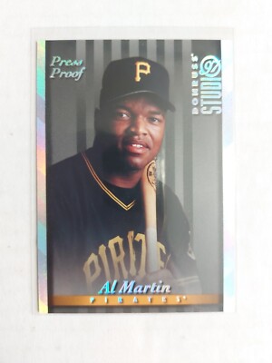 1997 Donruss Studio Silver Press Proof/1500 AL Martin #90