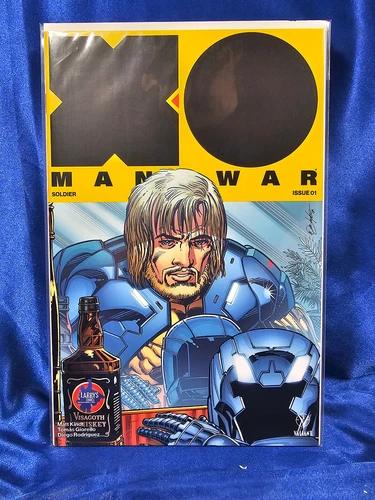 X-O Manowar 1 Layton Homage To Iron Man 128 Variant Larry’s Comics Valiant VF/NM