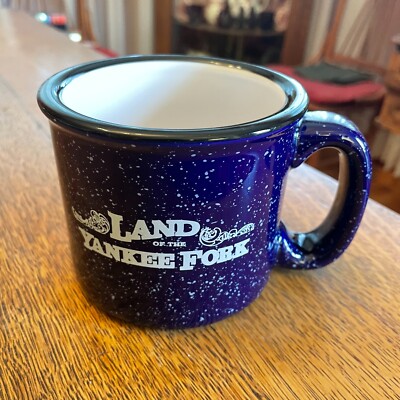 Land of the Yankee Fork (Challis, Idaho) Souvenir Coffee Cup Mug by M Ware