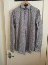MarksandSpencer Mens Shirt Limited Edition 15.5 Slim Fit 100 Cotton E