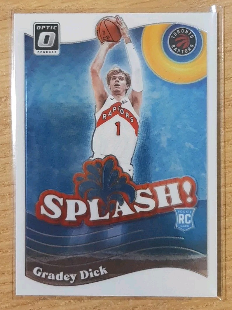 2023-24 PANINI DONRUSS OPTIC SPLASH GRADEY DICK ROOKIE ROOKIE #9 TORONTO RAPTORS