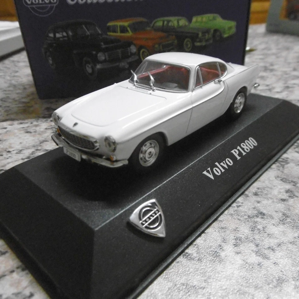 ATLAS EDITIONS VOLVO P1800 COUPE WHITE THE SAINT ROGER MOORE CAR MODEL 1:43 #03 - Image 2 of 3