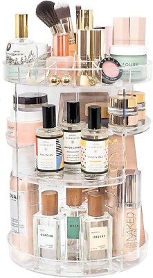 360 drehbarer Make-up Organizer Kosmetik Aufbewahrungsbox Parfüm Display Ständer Halter