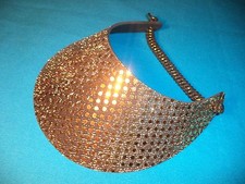 Sparkly Sequin Women Ladies Sun Visor Hat, No Pinch Foam, Pink, Pool Golf Tripss