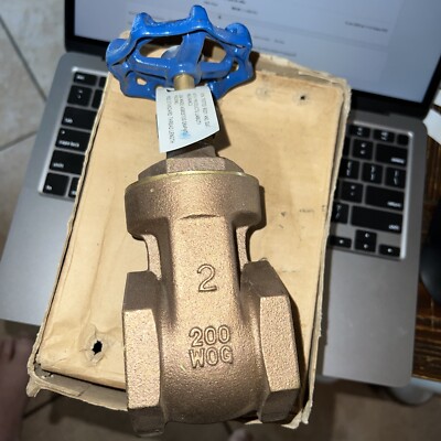 New N00116D (TI-8) - Nibco 2'' Brass Gate Valve, Female Thread Connection 200 PSI