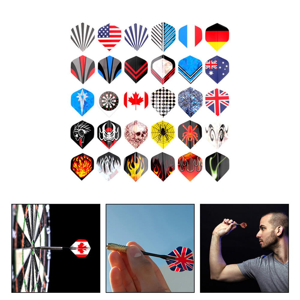 Dart Flights Standard Shape 90Pcs Wing Steel Tip Darts Accessories eBay