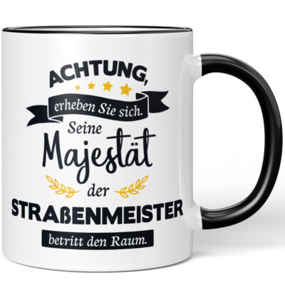 Achtung erheben Sie sich! Seine Majestät Straßenmeister betritt Raum 10005988587