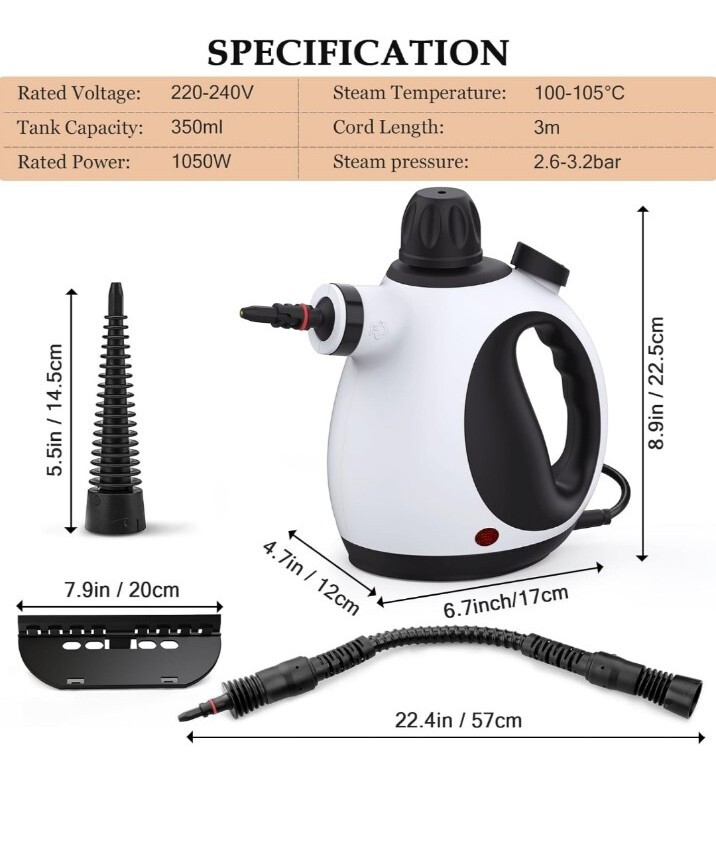 KOITAT Portable Steam Cleaner, Hand Held steamers for cleaning house eBay