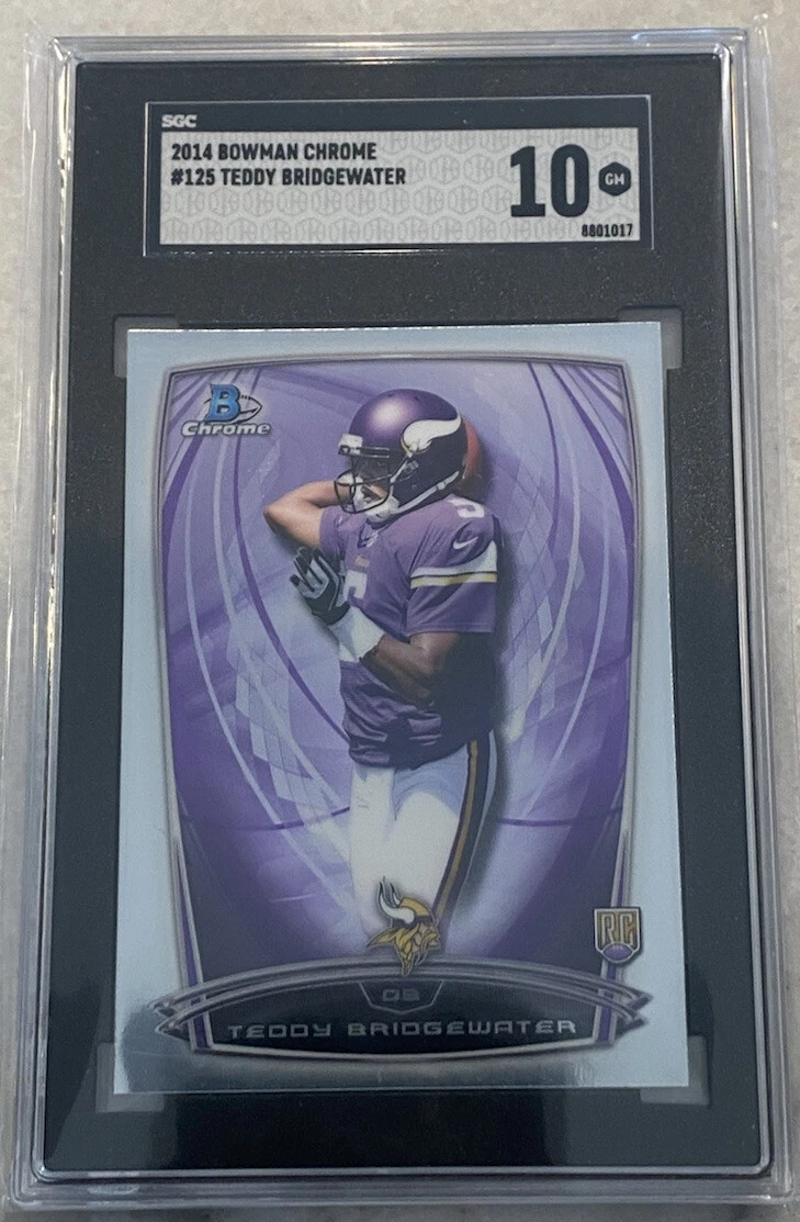 Teddy Bridgewater Bowman Chrome #125 Xfractor