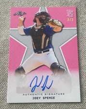 JOEY SPENCE 2020 LEAF PERFECT GAME GOLD AUTOGRAPH #3/3 Diamondbacks DRAFT PICK