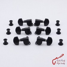 1 Set 3R-3L Guitar Machine Heads Tuners Black  0332