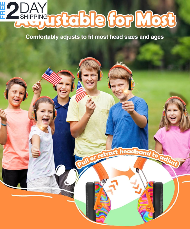 032 Kids Ear Protection Noise Cancelling Headphones Ear Muffs for