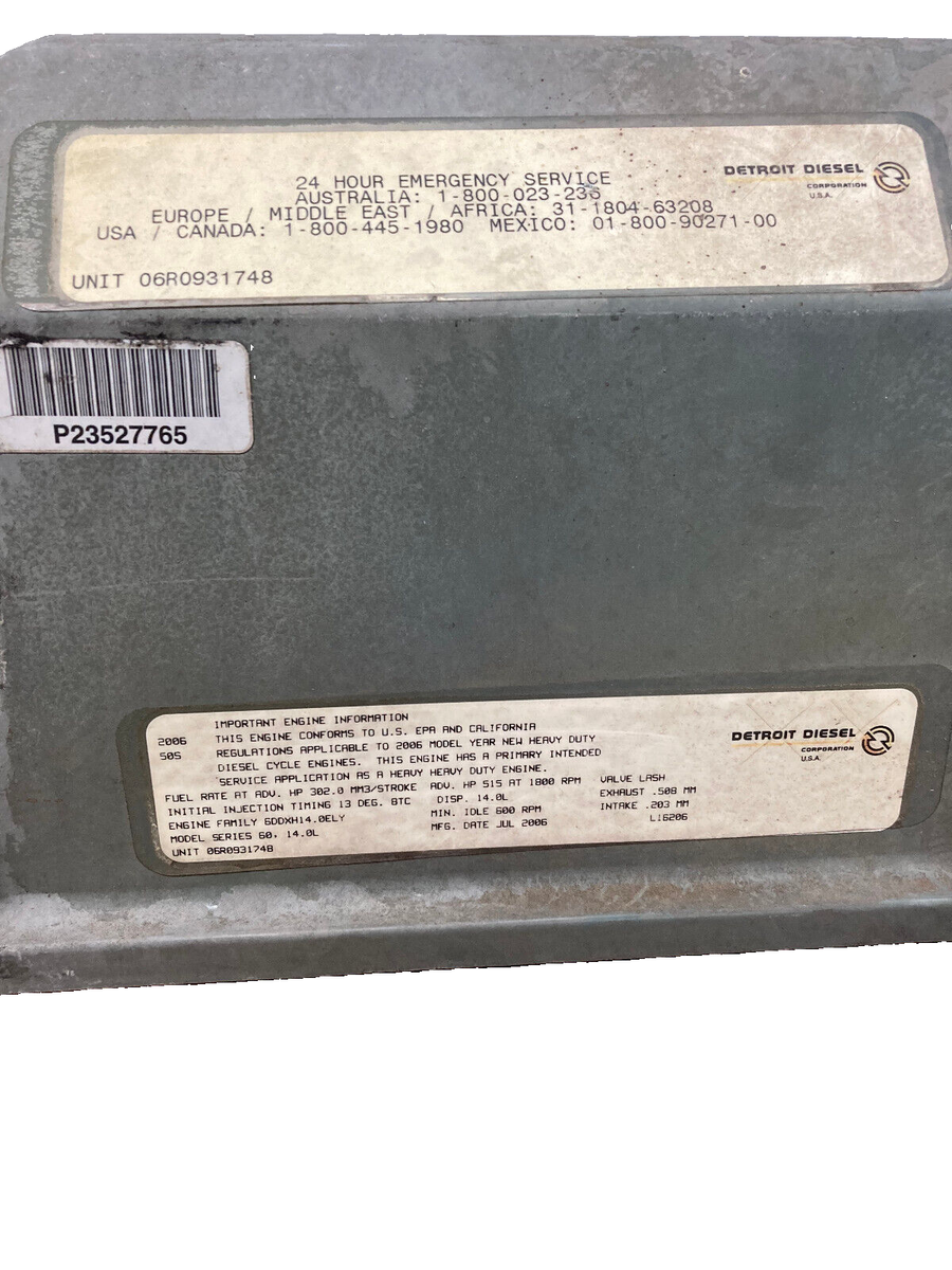 DETROIT DIESEL SERIES 60 VALVE COVER # P23527765 | eBay
