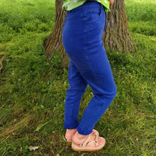 Vintage 1980's Slim / Skinny Fit Mom Pants / SZ 6 - 8 /