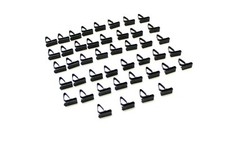 44 x INTERIOR TRIM PANEL FIXING CLIPS AUSTIN A40 FARINA MKI & MKII 