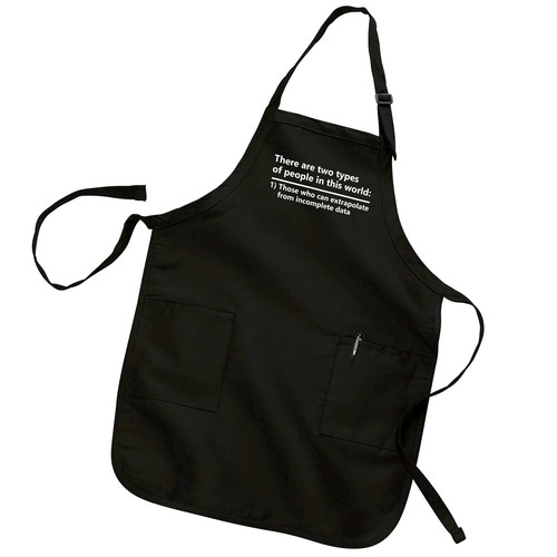 Apron Full-Length There Are Two Types Of People In This World Incomplete Data - Picture 3 of 5